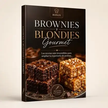 Mockup del bono Brownies y Blondies Gourmet