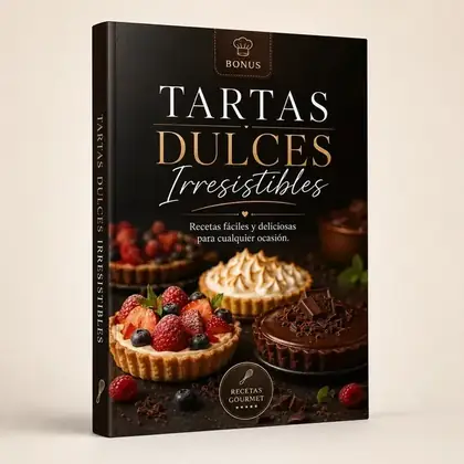 Mockup del bono Tartas Dulces Irresistibles